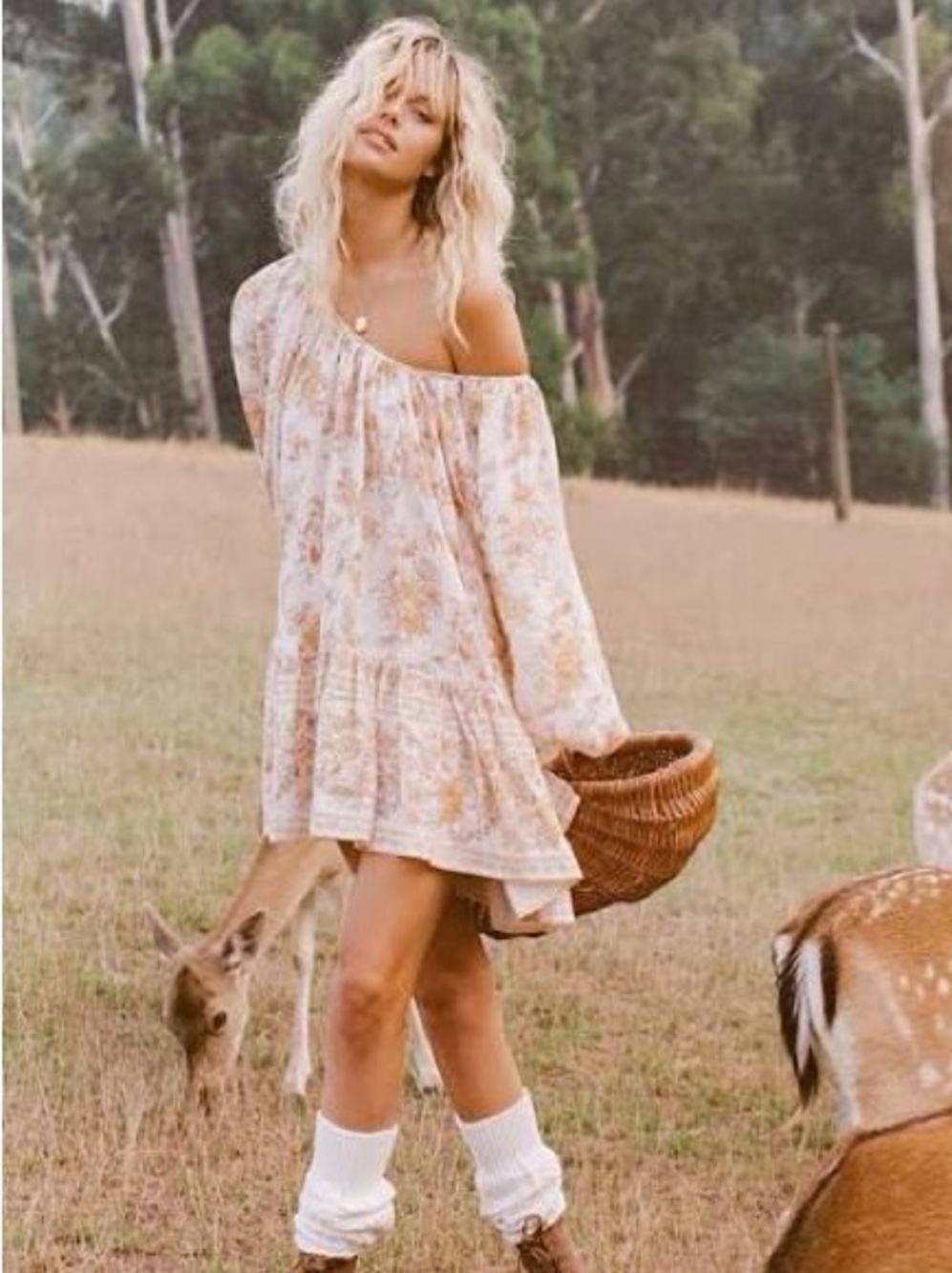 Spell and the Gypsy Meadowland Linen Tunic Dress